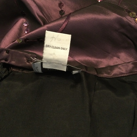 Ann Taylor LOFT Purple Embroidered With Sequins Maxi Skirt Size 14P - Picture 9 of 11